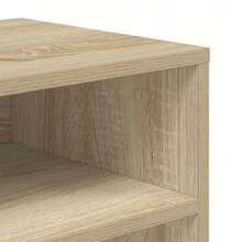 Bibliothèque vidaXL Chêne Sonoma 66x31x80 cm Matériau à base de bois - Tabac - Voir 7