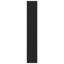 Estantería vidaXL de 4 compartimentos, acabado en roble negro, 80x24x143 cm. - Negro - Ver 6
