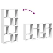 vidaXL Bücherregal Weiß 60 x 20 x 120 cm Holzwerkstoff - Weiss - Übersicht 8