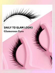 Rikuaild 5 Pairs Of New Fox/Cat Eye False Eyelashes, Create Captivating Makeup, Naturally Curled And Lengthened, Sexy Lashes To Enhance Your Charm. - Cat Eye Lashes - View 9