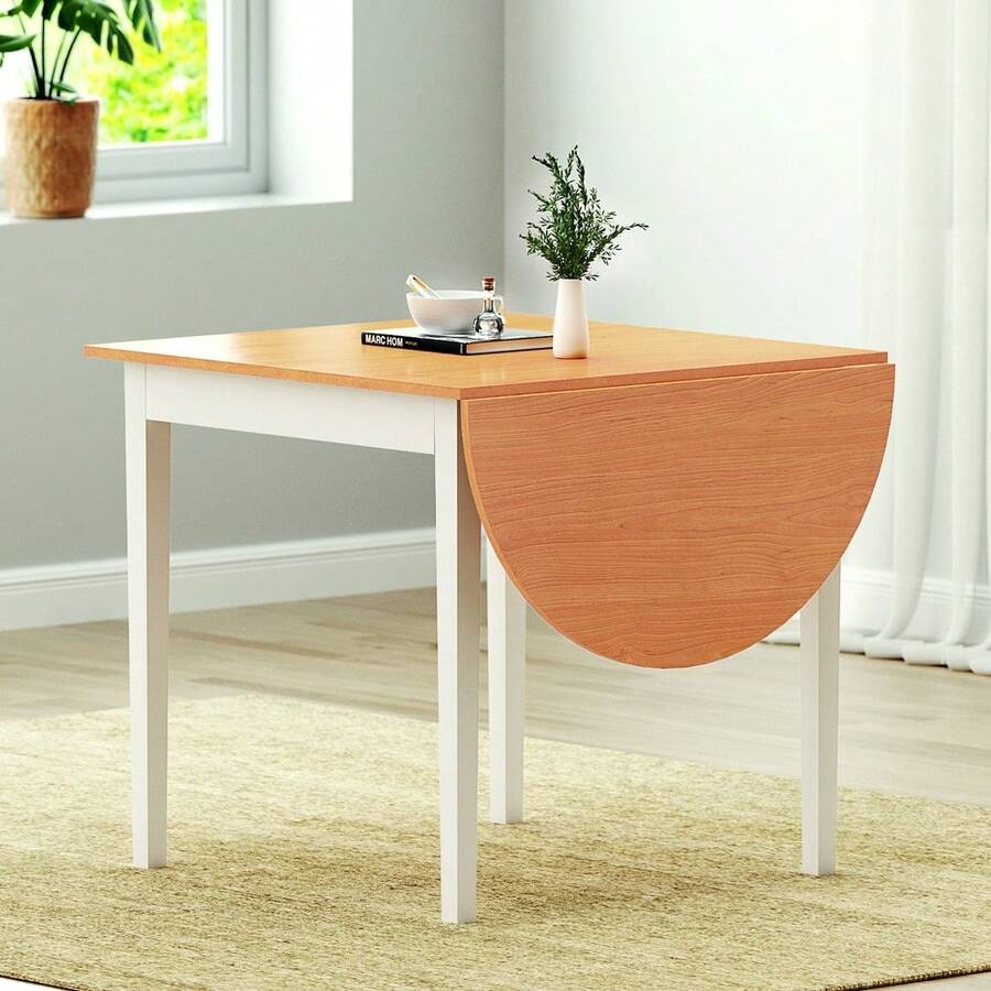 1.1M Artiss Dining Table Extendable - Pine - View 1