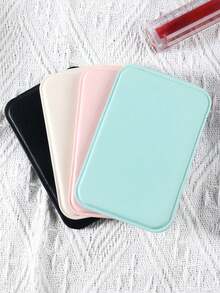 Gương trang điểm nhỏ gấp gọn bằng da PU tùy chỉnh, kích thước nhỏ gọn, có thể bỏ túi, dùng để bàn, làm đẹp, quà tặng doanh nghiệp. - Nhiều màu - Xem 4