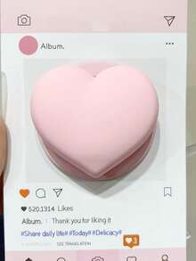 马卡龙色硅胶磁吸气垫手机支架，MagSafe吸附式桌面支架，可折叠硅胶花朵手机支架，超强吸盘，可伸缩设计，兼容、安卓手机，生日礼物，送给家人、朋友的礼物，生日推拉式手机支架，手机配件 - 彩色 - 查看 13