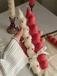 Long-Handle Mold, Silicone European Style Spiral Pattern Plaster DIY Candle Making Tool