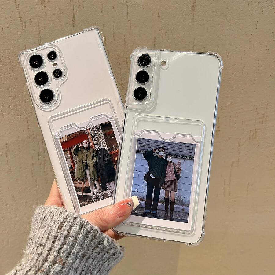 Funda a prueba de golpes de borde suave y moderna, transparente y minimalista para toda la serie, compatible con A54, A52, funda suave, acabado mate A13, cobertura total para S24, S20Fe, S21Plus, S22, S22 Ultra, adecuada para Galaxy S23, A05, A12, A13, A15, S22, S23. Esta funda a prueba de golpes es un compañero confiable para tu teléfono. - 1 pieza - Ver 1