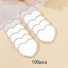 5 piezas/10 piezas/20 piezas/50 piezas/100 piezas Espejos compactos con forma de corazón, espejos de bolsillo para estudiantes, espejos de maquillaje de viaje, regalos para amigos y novias, obsequios, viajes, artículos baratos, artículos esenciales de viaje - Multicolor - Ver 12