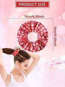Bộ 8/4 chiếc băng đô cài tóc in hình dễ thương màu hồng đậm, băng đô co giãn in hình trái tim và môi, băng đô bong bóng, thích hợp cho các sự kiện hàng ngày/ngày lễ, quà tặng nhỏ/phụ kiện trang trí tiệc theo chủ đề, quà tặng cho chị em gái/con gái, dây buộc tóc đuôi ngựa, phụ kiện đội đầu cho tiệc Valentine, quà tặng ngày lễ tình nhân, quà tặng cho người yêu, dây buộc tóc co giãn Valentine Muse - Nhiều màu - Xem 7