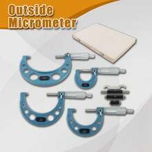 0-4 Micrometer And Accessories 4-Pack For Precision Measurement Works With Carbide Tip - Black - View 13