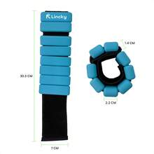 Lincky Strength Training Wrist & Ankle Weights - Blue - View 2
