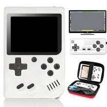 Portable Handheld Game Console, 3.0-Inch LCD Screen, Perfect For Parties, Supports Two Players, The Best Choice For Holiday Gifts, Give Your Boyfriend A Game Console As A Gift. - White - View 5