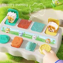 Đồ chơi động vật bật lên cho bé với nút bấm và màu sắc, đồ chơi nhân quả, đồ chơi giáo dục Montessori, phù hợp cho trẻ từ 6 tháng tuổi trở lên (Màu sắc và kiểu dáng ngẫu nhiên) - Nhiều màu - Xem 3