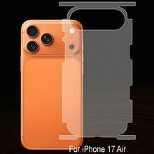 ZYSHI واقي شاشة خلفي بتغطية كاملة، متوافق مع Apple 17 Pro Max و 17 Air و 17 Pro Max، فيلم هيدروجيل ذاتي الشفاء خلال 48 ساعة، خالي من الفقاعات ومقاوم للخدش - شفاف - مشاهدة 2