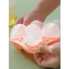 Ice Cube Tray  2 INCH Fun Shapes,Rose Ice Cube Mold,Rose Gift Ice Ball Maker Mold | Silicone Ice Cube Tray,Whiskey Ice Cubes Mold,Bourbon Ice Cube Molds Slow Melting Ice For Whiskey,Cocktails&Old Fashioned - 粉色 - 查看 9