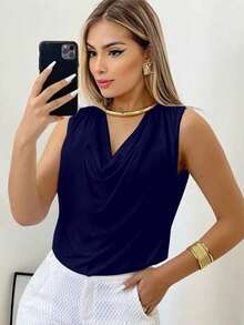 Boba Moda 2024 Women's Suplex Tank Top With Wide Strap - Vinho - View 2