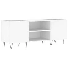 Mobile per dischi vidaXL, bianco, 121x38x48 cm, materiale a base di legno. - Bianco - Visualizzare 3