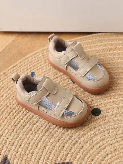 Summer New Closed Toe Sandals, Versatile Soft Bottom Anti-Kick Toddler Shoes For Boys & Girls