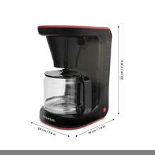 Cafetera con vertido tipo regadera Velvet Coffee 12 tazas filtro lavable - Tipo de Enchufe A USA (110-127V) - Ver 10
