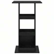 Tavolo da bar vidaXL effetto rovere nero 60 x 60 x 100 cm Materiale a base di legno - nero - Visualizzare 5