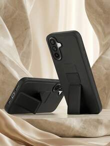 Andriod Stand Phone Case For Galaxy S25 Ultra, Phone Cover With Holder For Galaxy A56 A55 A54 A53 A52 A51 A50, Cool Android Phone Case With Foldable Stand For Redmi 15C, Coque Redmi Note 15 Pro Phone Case With Holder, Anti-Shock Mobile Cover For Moto G55, Galaxy S24 Ultra/S23 Ultra Stand Fashion Phone Cases, Galaxy A17/A16/A15/A14 Cell Phone Accessories, Honor 400/400 Lite/400 Pro Phone Case Cover. - Black - View 9