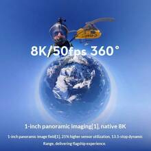 運動相機大疆(DJI)Osmo 360 全景運動相機 8K高清防手震防水 摩托車 騎乘 潛水 滑雪 旅遊 手持便攜式vlog攝影機 Osmo360標準套裝 - 黑色 - 查看 9