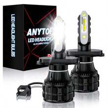 ASDH4 HB2 9003 Led Bombillas para Delanteros Faros160W 20000LM 6500K 500% Brillo Focos Kits de Conversión Luz Alta Y Baja Luces Antiniebla 2 Unidades - como en la foto - Ver 2