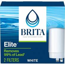 New  Tap Water Filter Water Filtration System Replacement Filters For Faucets Reduces 99% Of Lead Made Without BPA White 2 Count - As Pic - View 2