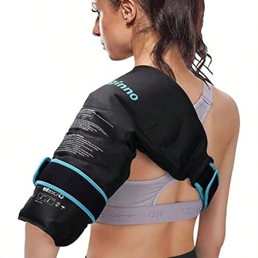 Compresas De Hielo Para Hombros Para Lesiones, Reutilizables, Terapia De Calor O Frío, Compresas De Gel Para Hombro Izquierdo Y Derecho. Compresa De Gel De Hielo Flexible Para Lesiones De Homb