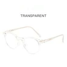 Lunettes optiques rondes en acétate de marque premium, faites à la main. Montures de lunettes optiques rétro pour hommes. Accessoires pour hommes. Accessoires de lunettes transparentes - Multicolore - Voir 7