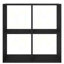 Estantería vidaXL Roble negro 68,5 x 32 x 68,5 cm Material a base de madera - Negro - Ver 6