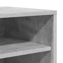 Meuble à chaussures vidaXL, gris béton, 60 x 35 x 70 cm, matériau à base de bois - Gris - Voir 10