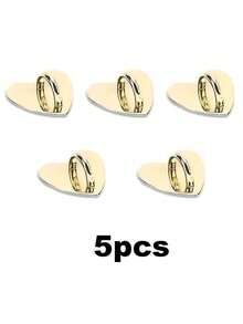 Supporto ad anello a forma di cuore per telefono, con retro adesivo, compatibile con la maggior parte delle custodie per telefono, supporto durevole per dita per smartphone, tablet, portachiavi, borse, cinture, cordini, bracciali e collane, accessori per telefono fai-da-te, forniture per appendere - nero - Visualizzare 16