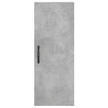 Armoire murale vidaXL, gris béton, 34,5 x 34 x 90 cm, matériau à base de bois - Gris - Voir 6