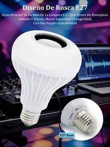 Bombilla LED regulable, bombilla de luz RGBW de cambio de color A21, 16 opciones de color y 4 modos de iluminación, 9W equivalente a 60W, AC 110-130V, base de rosca E26 con control remoto para decoración del hogar, dormitorio, escenario, fiesta - 1 paquete - 2 piezas - Ver 9