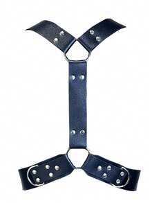 2件/1件 女士PU皮革束缚带大腿吊袜带性感身体绑带哥特朋克服装女士性感配饰 - 彩色 - 查看 8