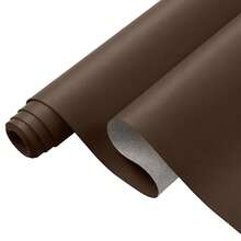 VINILMAX Tela Vinipiel Premium 140x500 cm para Tapizar Muebles y Salas, Sintético Tipo Piel con Textura Real, Tapicería de Sillones, Cabeceras, Interior Automotriz, Manualidades y Proyectos DIY, Fácil de Limpiar y Resistente, Soporte Textil Circular, Corte Previo - Marrón Chocolate - Ver 8