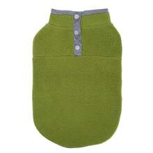 Ropa de lana para perros pequeños, chaleco cálido para cachorros y gatos, chaqueta de Bulldog Francés Shih Tzu Chihuahua, abrigos de Pug, primavera y otoño - 1 pieza rosa morada roja - Ver 21