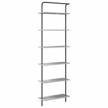 vidaXL Regal Grau Sonoma 60 x 24 x 203 cm Holzwerkstoff - Grau - Übersicht 7
