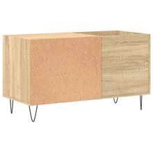 Meuble à disques vidaXL Chêne Sonoma 85x38x48 cm Matériau à base de bois - Tabac - Voir 6