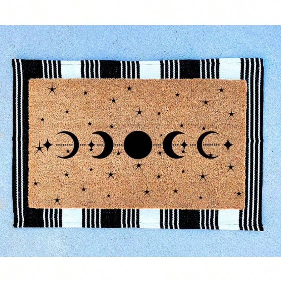 Witchy Doormat Salt From The Earth - Water Absorbent Non Slip Welcome Door Mat - Rubber Backing Graphic Print Door Rug For Front Halls Kitchens Bedroom Bathroom Laundry Room - Witchy 2 - View 1