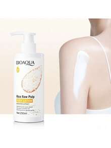 Rice Puree Body Lotion, Moisturizing Lotion, Hydrating Body Lotion, Genuine Milk, Moisturizing Rice Essence 250ML - White - View 4