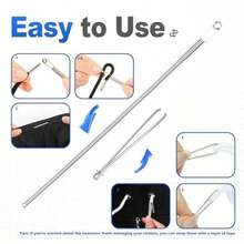 8PCS Drawstring Cord, Paired With 3 Drawstring Threader Tools, Reliable Drawstrings For Sweatpants, Suitable For Drawstrings Of Shorts, Pants, Jackets, Coats, And Hoodies - / - View 4
