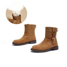 Botines y botitas para mujer - Camel - Ver 1