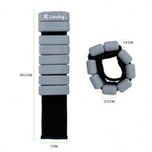 Lincky Strength Training Wrist & Ankle Weights - 灰色 - 查看 2