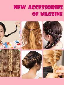 2000/2123pcs Colorful Hair Tie Braiding Tool Set, Includes Hair Clips, Hair Ties, Braiders, Combs, Storage Box, Suitable For Thin And Thick Hair, Women Home Dorm Dance Performance Y2K Style Hair Accessories, Claw Clips, Ponytail Holders