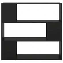 Separador de ambientes con estantería vidaXL, color negro, 100x24x94 cm. - Negro - Ver 5