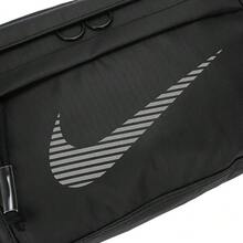 Nike 耐吉 3M反光肩斜背包腰包 男女同款情侶款 黑色 - 黑色 - 查看 10