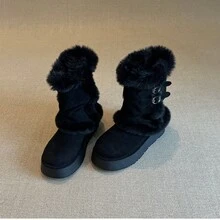 Women Snow Boots - Black - View 9