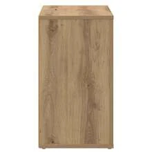 Credenza vidaXL in rovere artigianale, 80 x 30 x 53 cm, materiale a base di legno. - Castano - Visualizzare 6