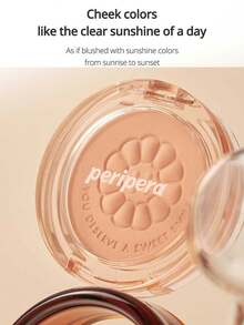 PURE BLUSHED SUNSHINE CHEEK 026 FLUFFY BERRY, Matte Natural Radiant Blush, Luminous Makeup Effect, Natural Makeup Look, Gift Set