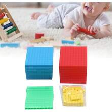 Bloques de Base Diez, Juego de Aula de Bloques de Base Diez Mayor Interés Conocimiento de Aprendizaje Interactivo para Matemáticas - 1 - Ver 5